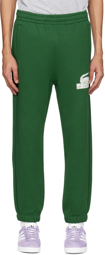 Photo: Lacoste Green Drawstring Lounge Pants