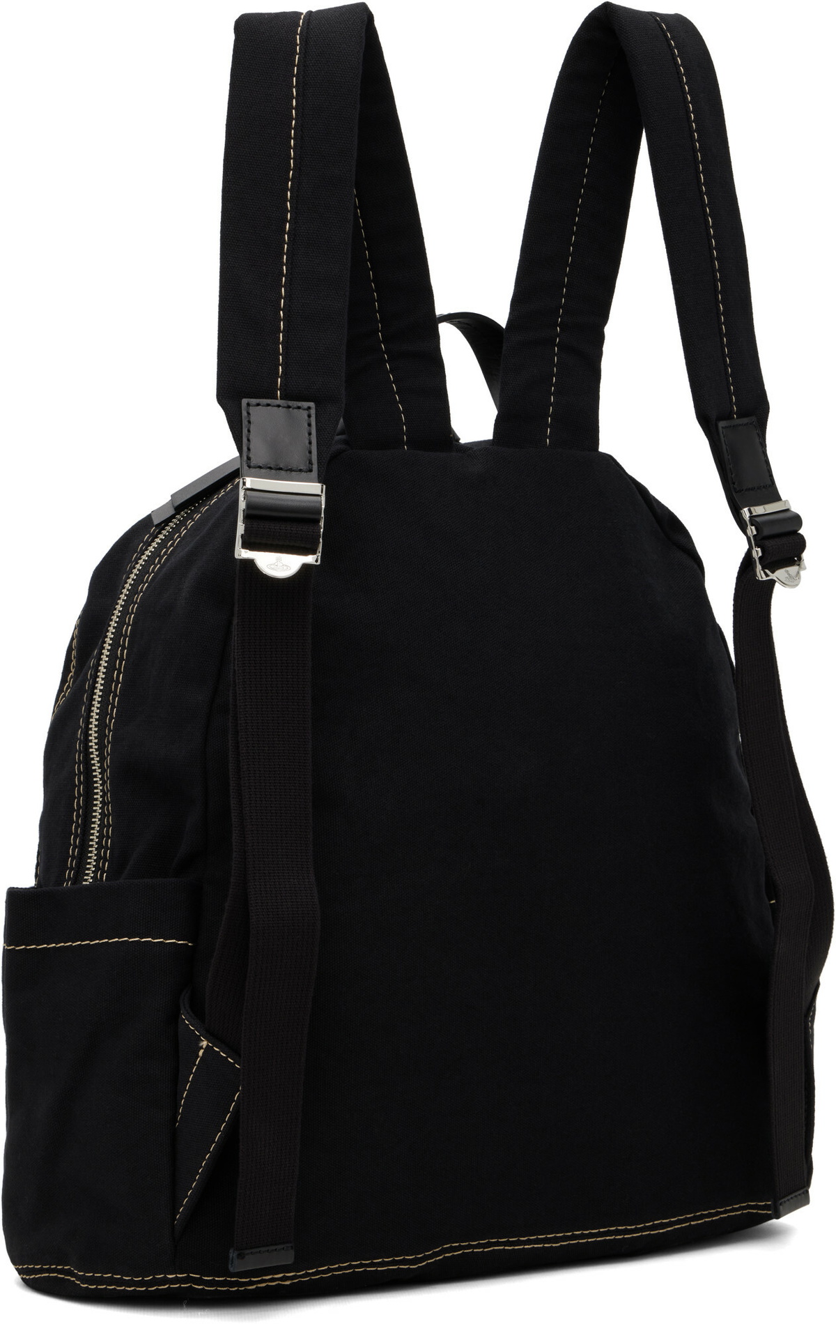 Vivienne Westwood Black George Medium Backpack
