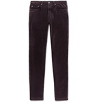 Massimo Alba - Alunga Cotton-Velvet Trousers - Burgundy