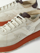 Berluti - Light Track Venezia Leather and Suede-Trimmed Mesh Sneakers - Neutrals