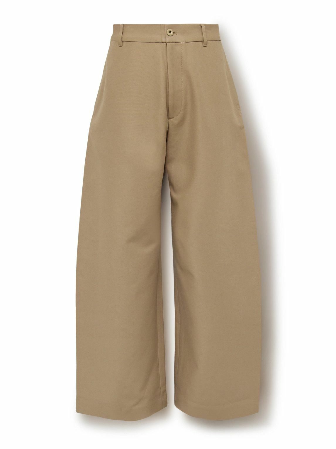 Acne Studios - Plass Wide-Leg Cotton Trousers - Neutrals