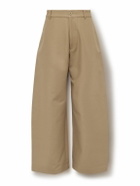 Acne Studios - Plass Wide-Leg Cotton Trousers - Neutrals