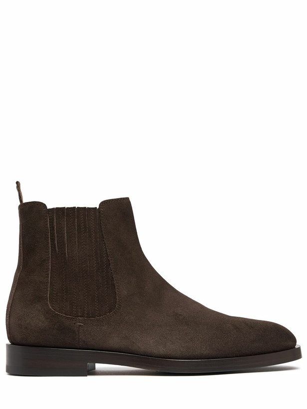 Photo: BRUNELLO CUCINELLI Suede Chelsea Boots