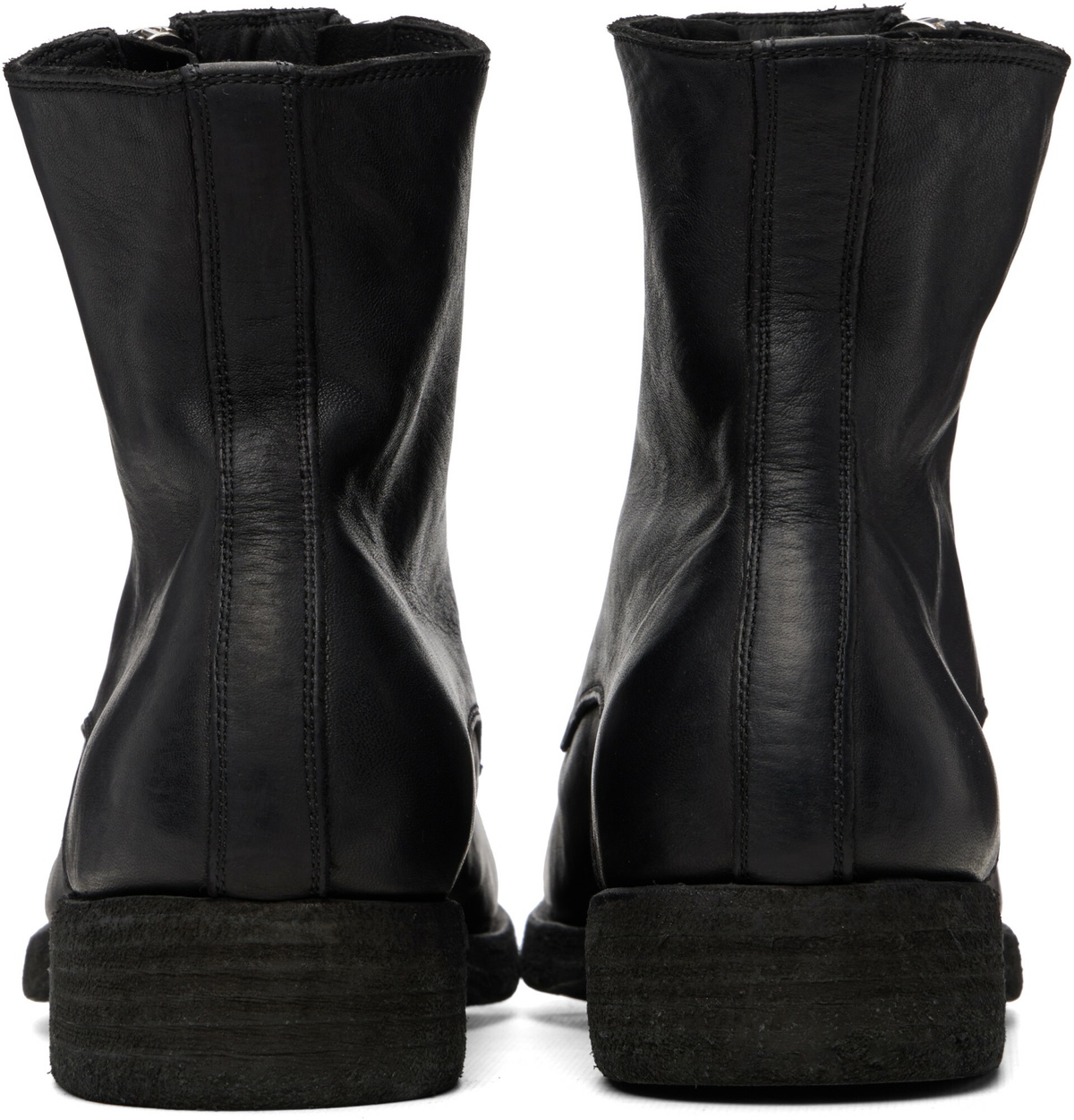 Guidi Black GR07FZ Zip Up Boots
