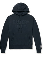 Gallery Dept. - Logo-Print Cotton-Jersey Hoodie - Black