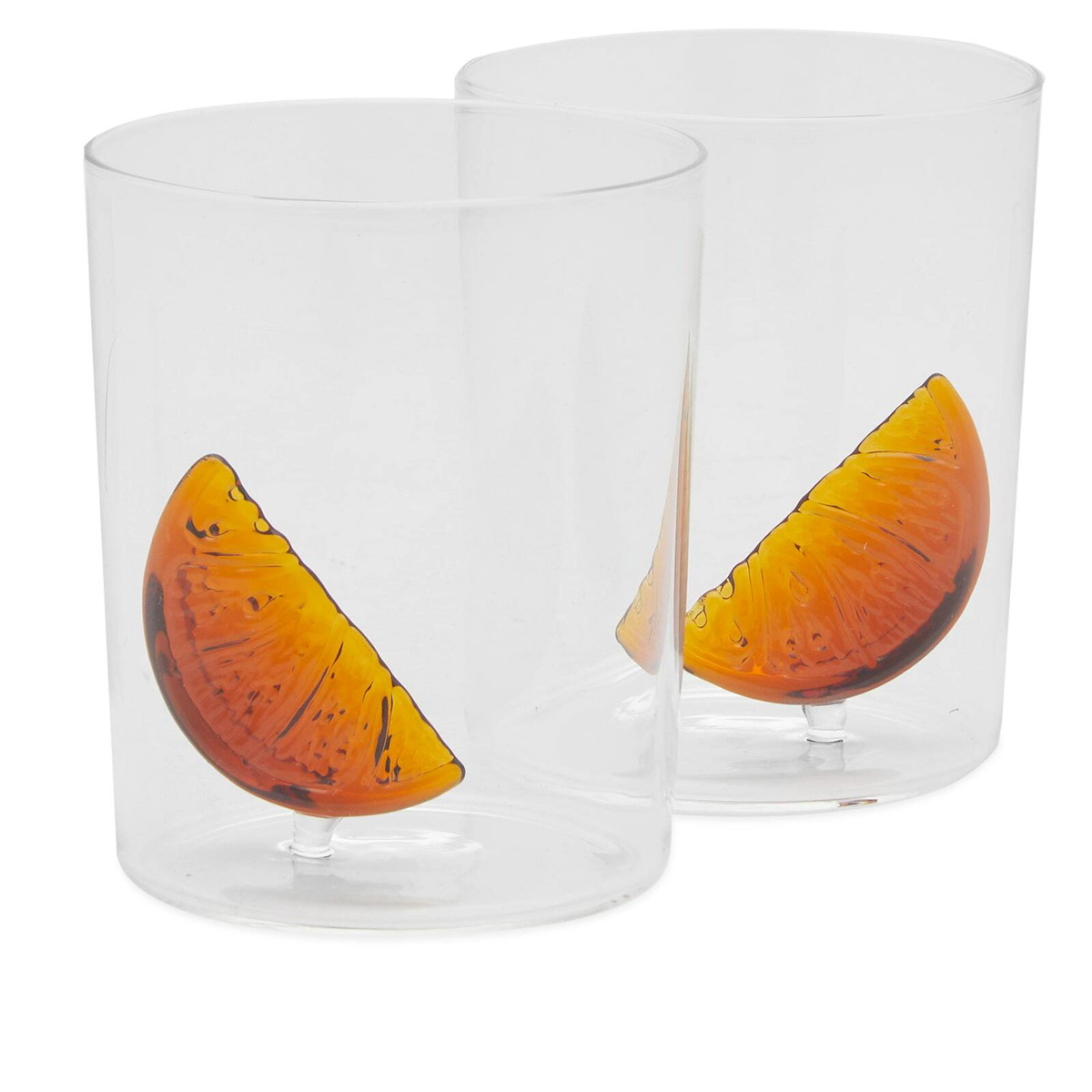 Maison Balzac Women's Apertif Glasses - Set of 2 in Yellow 