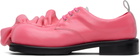 Comme des Garçons Homme Plus Pink KIDS LOVE GAITE Edition Frilled Derbys