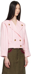 Caro Editions Pink Yoko Bomber Jacket