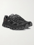 On - Cloudventure Rubber-Trimmed Mesh Trail Running Sneakers - Black