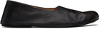 Marsèll Black Passo Soft Smooth Leather Slippers