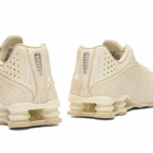 Nike Shox R4 SP Sneaker in Natural/Metallic Silver