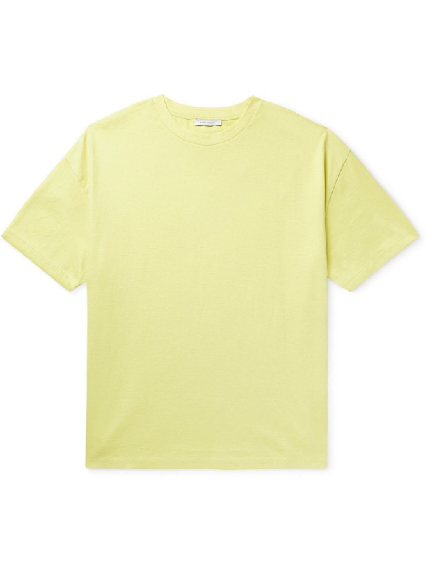 Photo: Ninety Percent - Boxy Organic Cotton-Jersey T-Shirt - Yellow