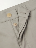 Rick Owens - Straight-Leg Cotton-Blend Canvas Shorts - Gray