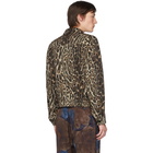 Dries Van Noten Brown and Black Wool Villiam Jacket