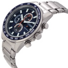 Citizen Brycen Eco-Drive Chronograph Blue Dial Mens Watch CA0781-50L