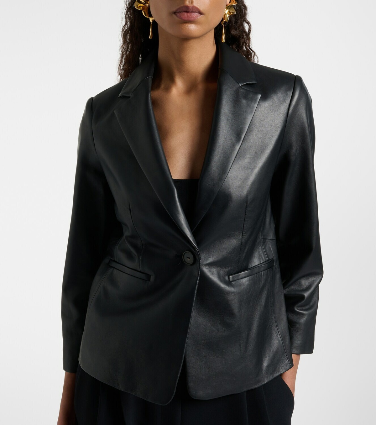 Vince Leather blazer