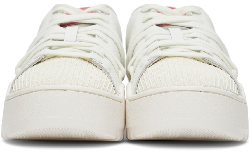 Diesel White S-Shika Lace-Up Sneakers Diesel