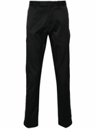 RLX Ralph Lauren Black Twill Slim-Fit Trousers