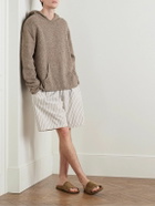 The Row - Yuto Knitted Hoodie - Brown