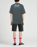 Msgm Mens T-shirt in Charcoal