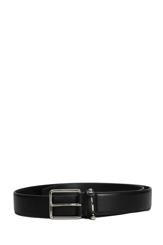 Photo: Christian Louboutin Chambeliss Belts In Black Leather