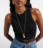 Givenchy Chain Link pearl pendant necklace
