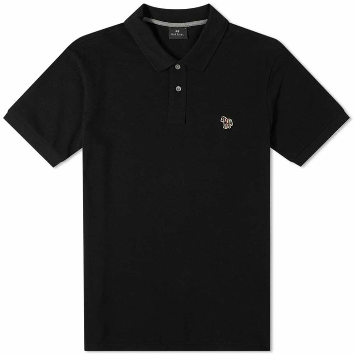 Photo: Paul Smith Men's Regular Fit Zebra Polo Shirt in Black