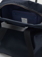 Bleu de Chauffe - Sac Voyage Leather-Trimmed Waxed Cotton-Canvas Weekend Bag - Black