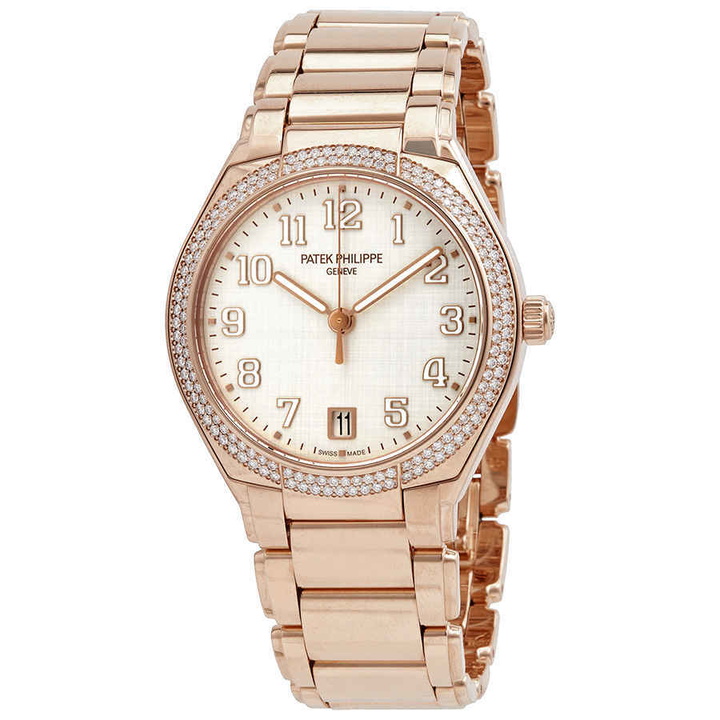 Photo: Patek Philippe Twenty-4 18kt Rose Gold Automatic Diamond White Dial Ladies Watch 7300-1200R-010