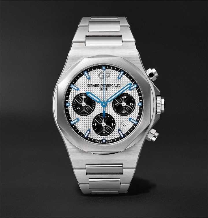 Photo: Girard-Perregaux - Laureato Chronograph Automatic 42mm Stainless Steel Watch - Gray