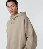 Acne Studios Cropped cotton jersey hoodie