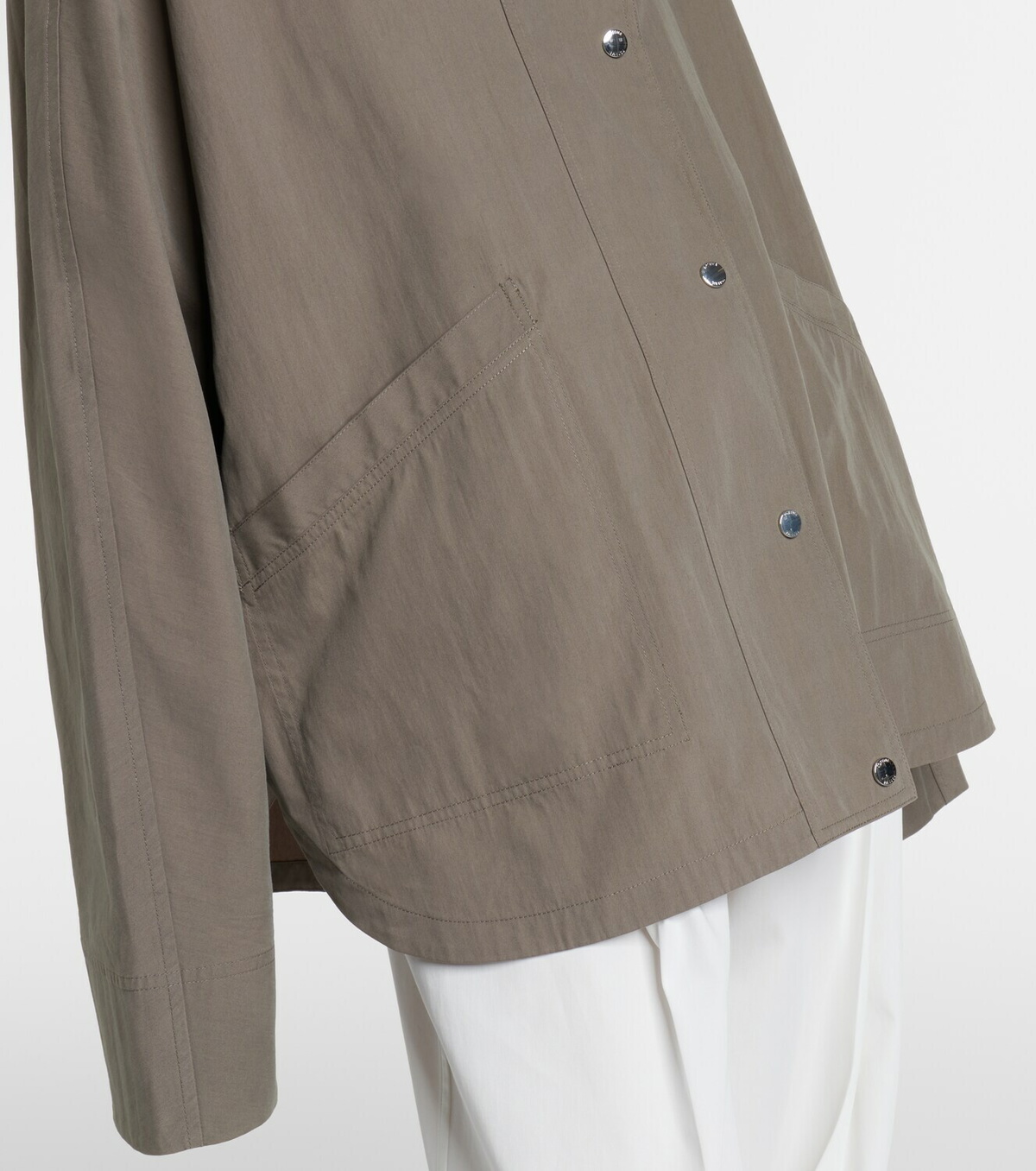 Toteme Oversized cotton-blend jacket