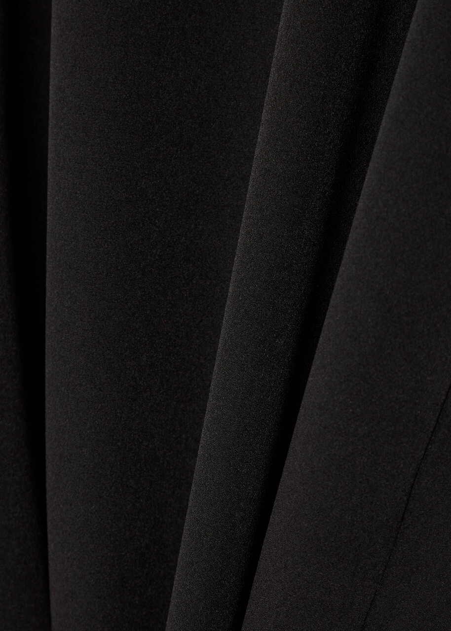 Wardrobe.nyc Stretch-crepe Maxi Dress Black