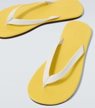 Auralee Leather thong sandals