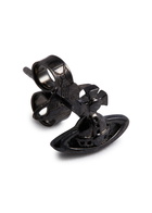 Vivienne Westwood Lorelei orb Single Stud Earring - Black - One Size