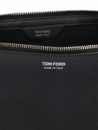 TOM FORD - Small Grain Leather Pouch W/strap