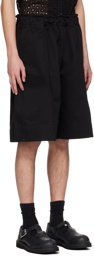 The Frankie Shop Black Adan Shorts