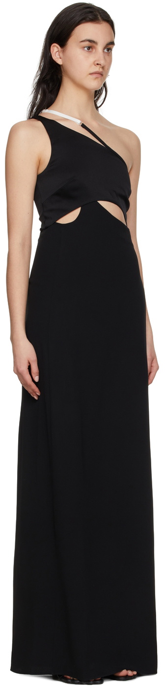 Givenchy Black Asymmetric Evening Dress Givenchy
