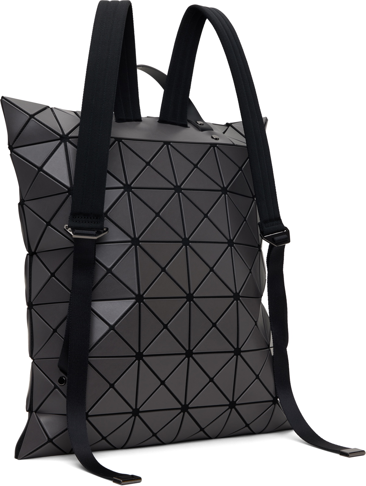 BAO BAO ISSEY MIYAKE Gray Flat Pack Backpack