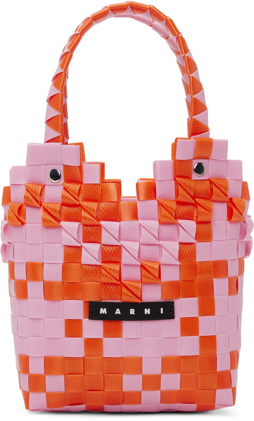 新品 MARNI DIAMOND BASKET BORSA HAND BAG Mw72f - Diamond Basket Bags Marni Woven Diamond Basket Bag