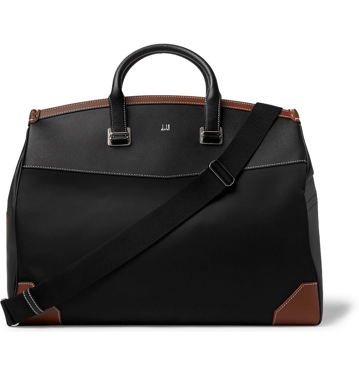 Photo: Dunhill - Shell and Leather Holdall - Black