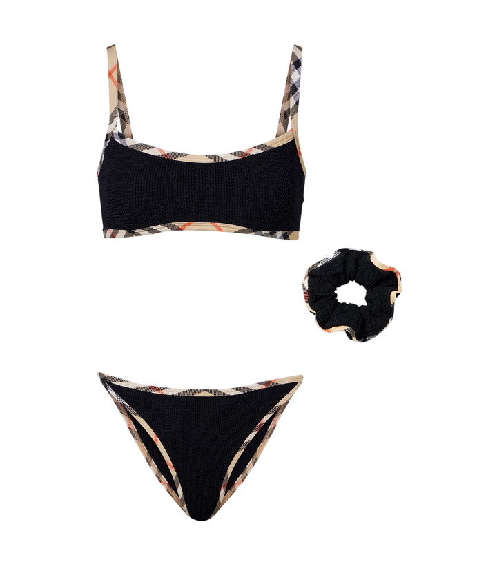 Photo: Burberry x Hunza G Tyler Burberry Check bikini