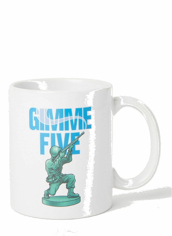 Photo: Gimme 5  - Soldier Mug in White