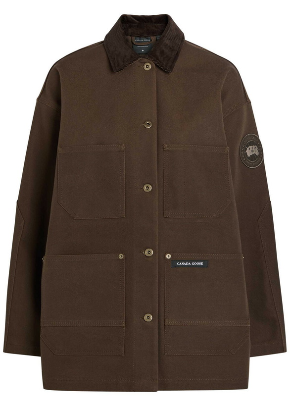Photo: Canada Goose Beaumont Corduroy-collar Canvas Coat Brown