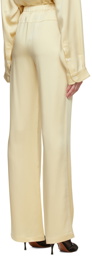 Atlein Beige Acetate Trousers