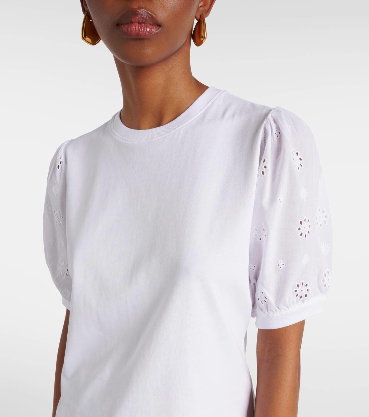 Frame The Lace cotton T-shirt