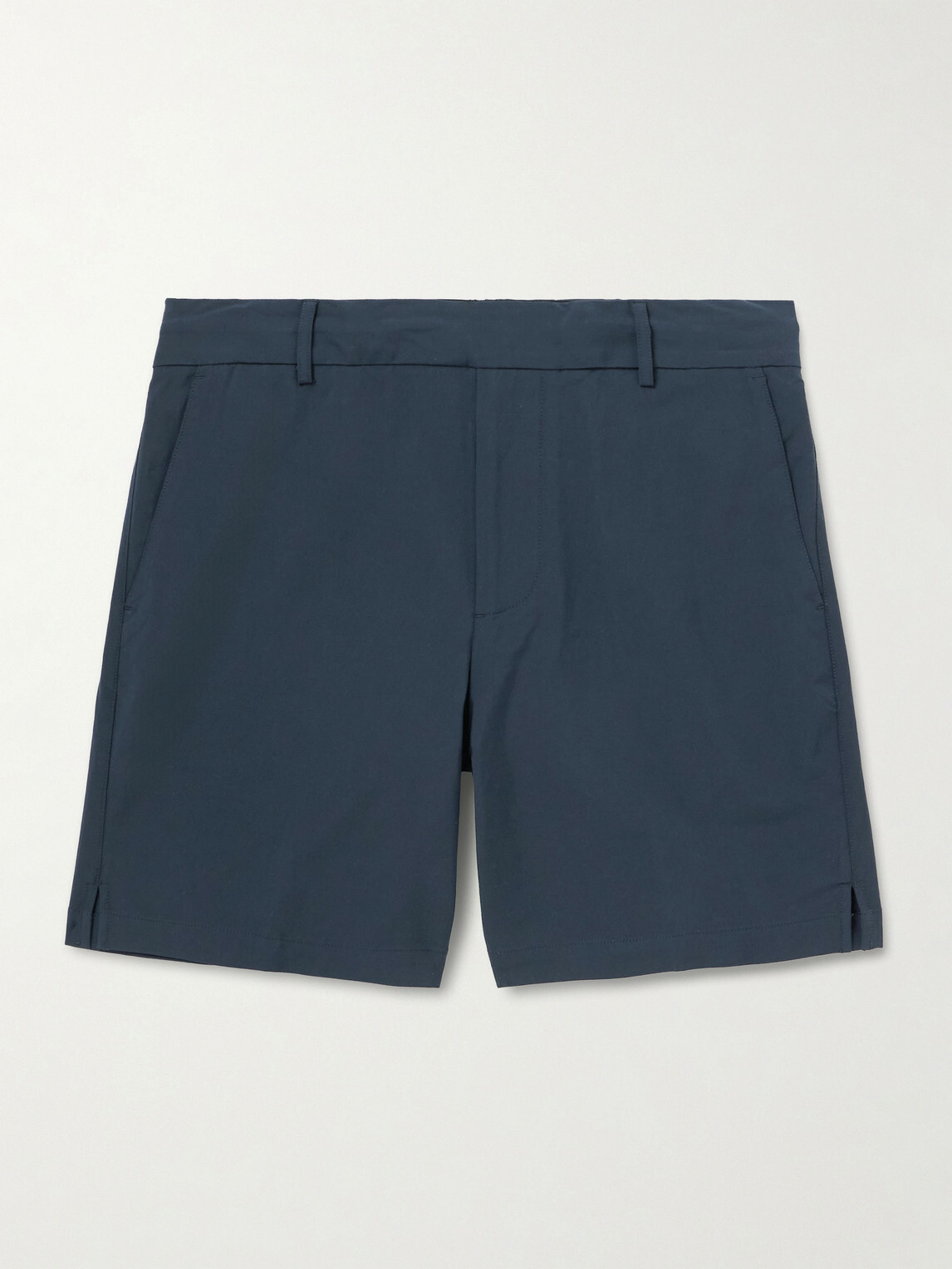 James Perse - Straight-Leg Stretch Cotton-Blend Golf Shorts - Blue
