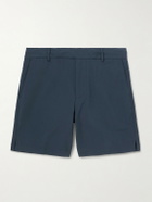 James Perse - Straight-Leg Stretch Cotton-Blend Golf Shorts - Blue