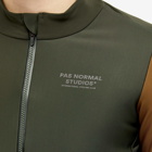 Pas Normal Studios Men's Mechanism Thermal Long Sleeve Jersey in Dark Olive/Army Brown