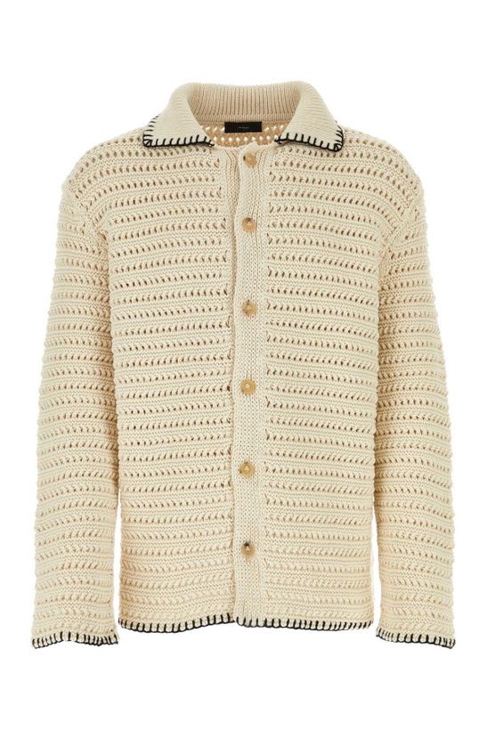 Photo: Alanui Sand Crochet Shirt